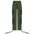 Vintage High Waist Streetwear Wide Leg Cargo Pants